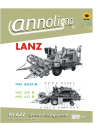 LANZ Mähdrescher Typ MD 260 – S (MD 35 S – MD 40 S) & Perkins Diesel Motor 6.354 Bild- Ersatzteilliste & Explosionszeichnungen - annoligno 627